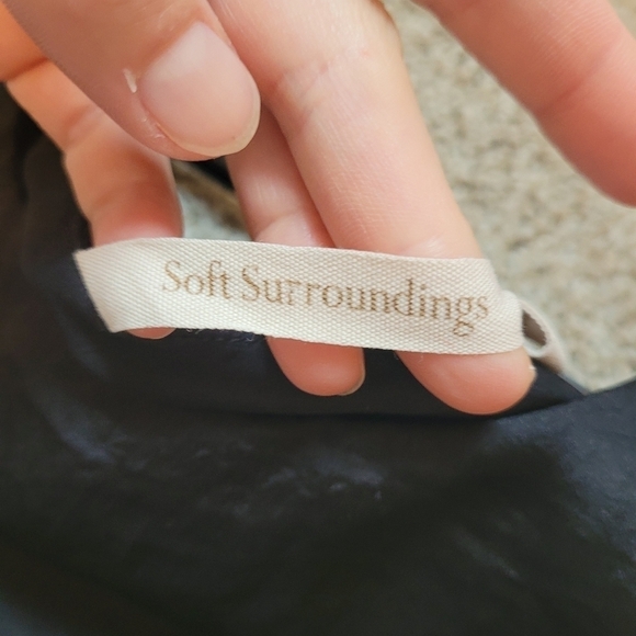 Soft Surroundings Women's Black Sleek Maxi Dress Size Medium - Picture 4 of 7